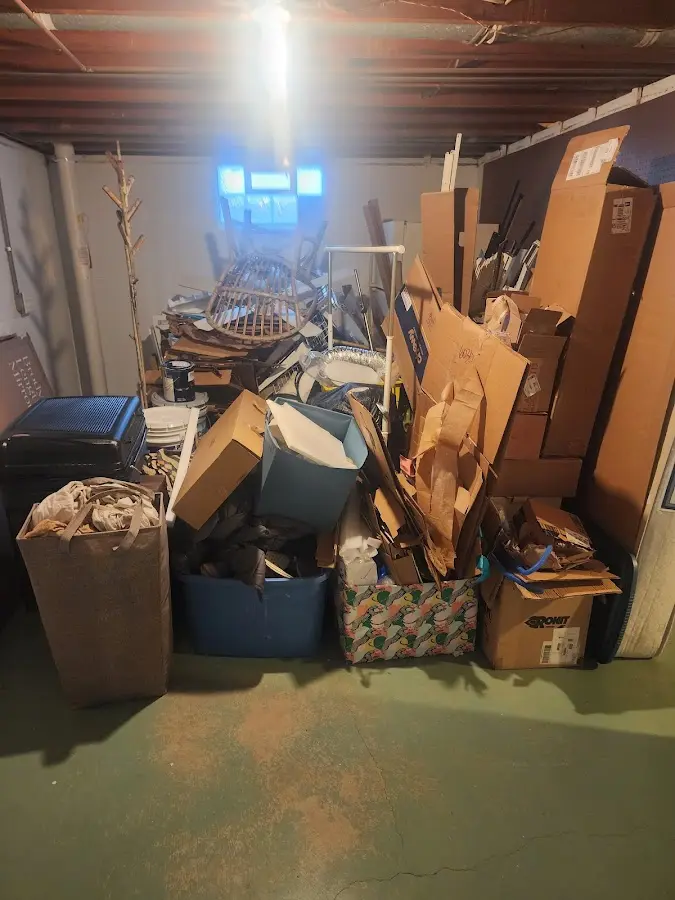 Roll-off dumpster container at job site for 20 Yard Dumpster Rental in Sinton